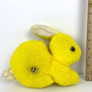 Douglas Cuddle Toy Musical Yellow Bunny Rabbit Stuffed Animal Plush Toy 7"